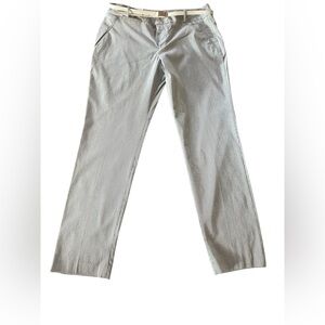 Calvin Klein essential skinny pant women’s PINNED STRIPE PREPPY PANTS GREY WHITE